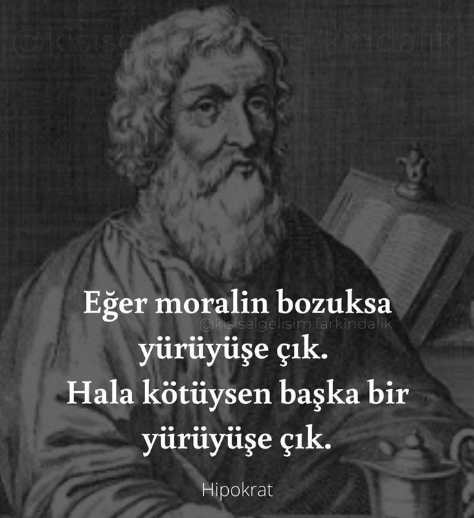 Moralin bozuk olduğunda ne iyi geliyor sana?