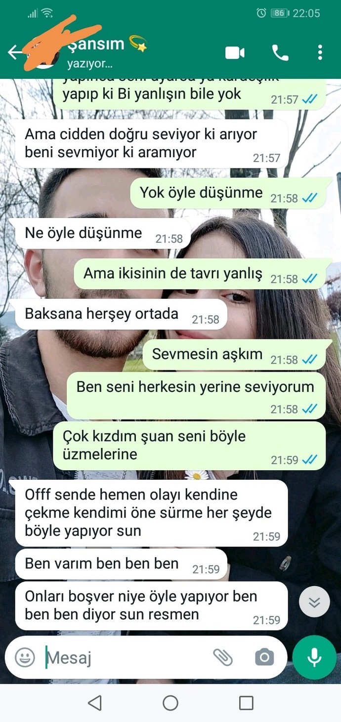 Sevgilim bana neden patladı?