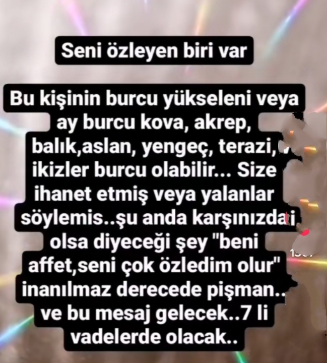Hangi burç seni özlemiş🥰?