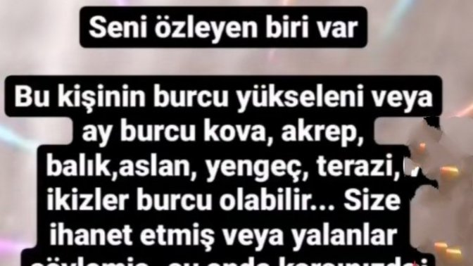 Hangi burç seni özlemiş🥰?
