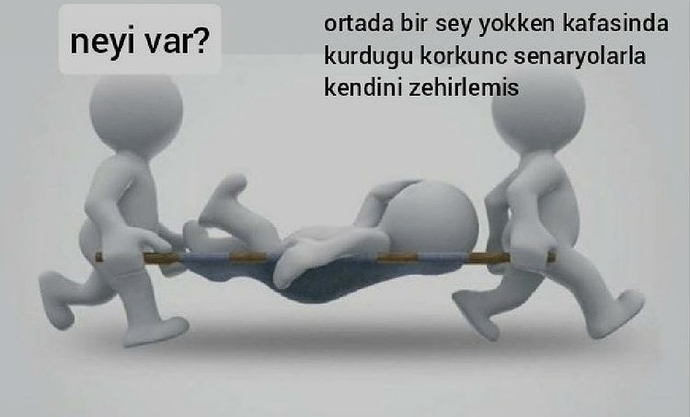 Durduk yere kafanızda olumsuz senaryolar kurar mısınız?