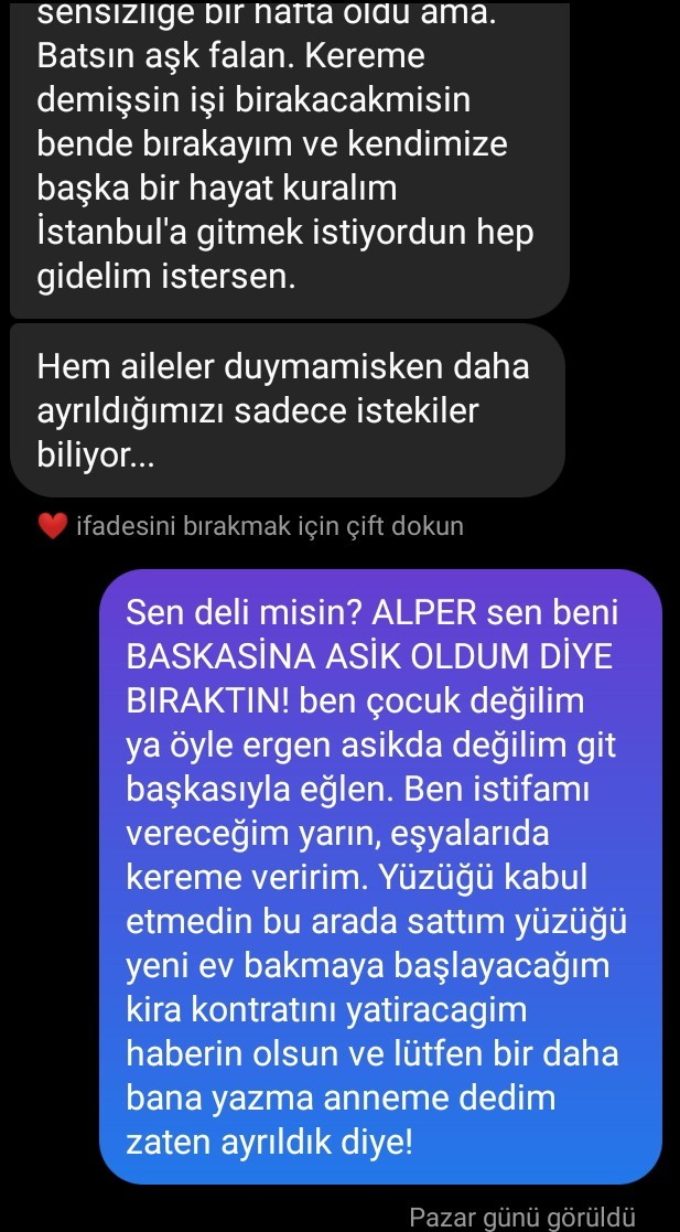 Aldatan eski sevgiliniz size geri donmek istese ne yaparsiniz?