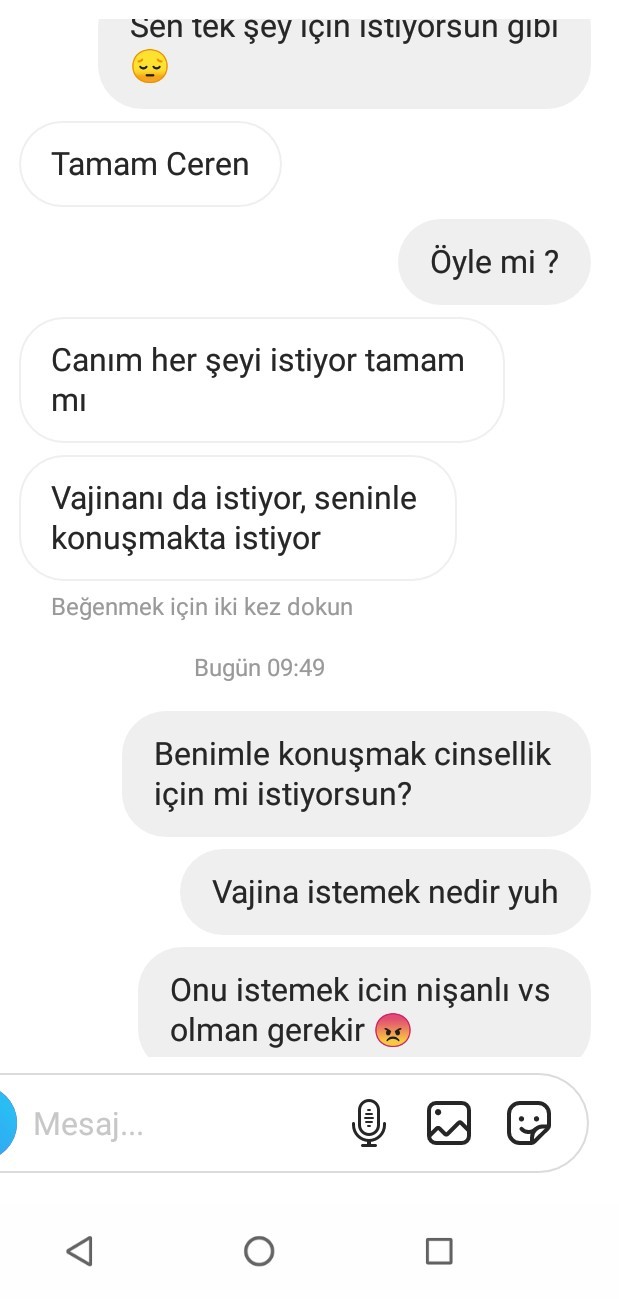Sizce bu erkeğin amacı ne?