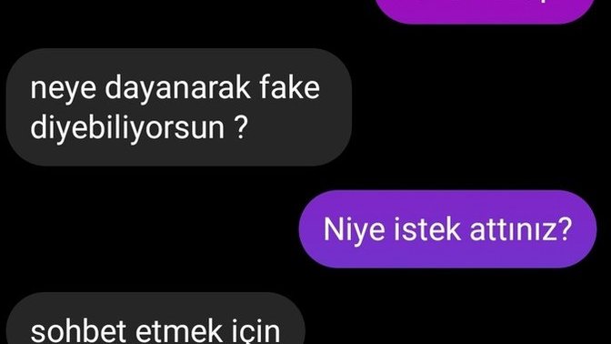 Israrla Instagram da istek attı ben sildim? Daha sonra bu şekilde mesajlasmamiz oldu? sizce tanıdık biri midir?
