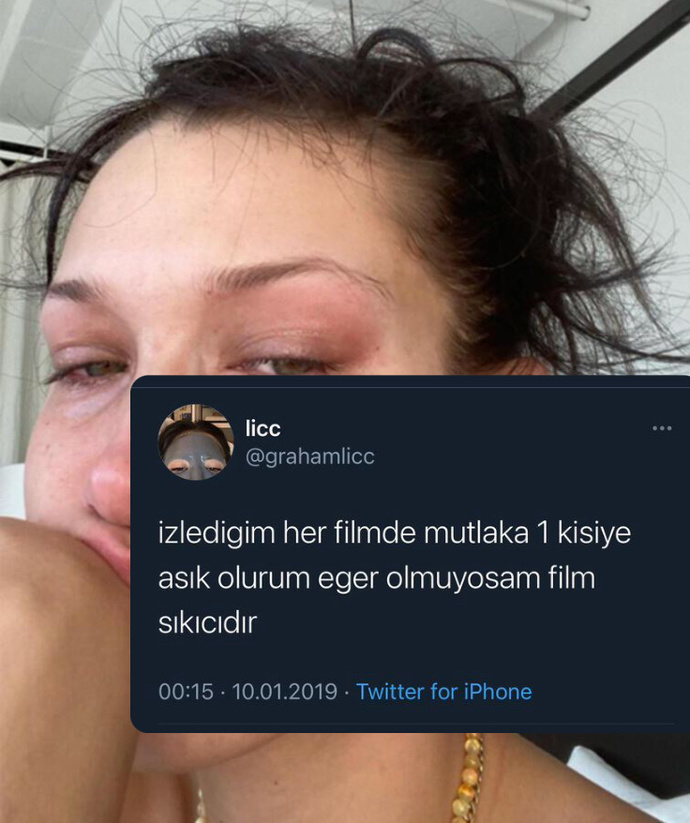 Aşık olma sıklığınız nedir?