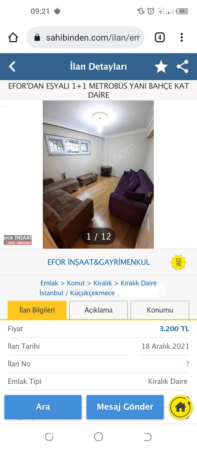 Böyle bir dairenin hakkı 3200 mü soruyorum size