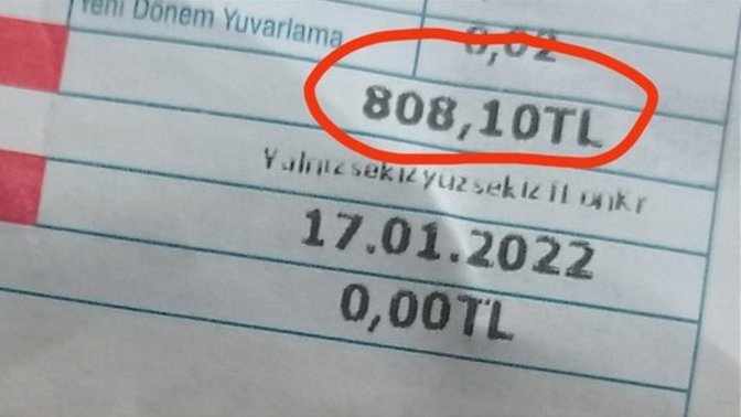 İki kişi kaldığımız eve 808 lira doğalgaz faturası gelmiş, normal mi😅?