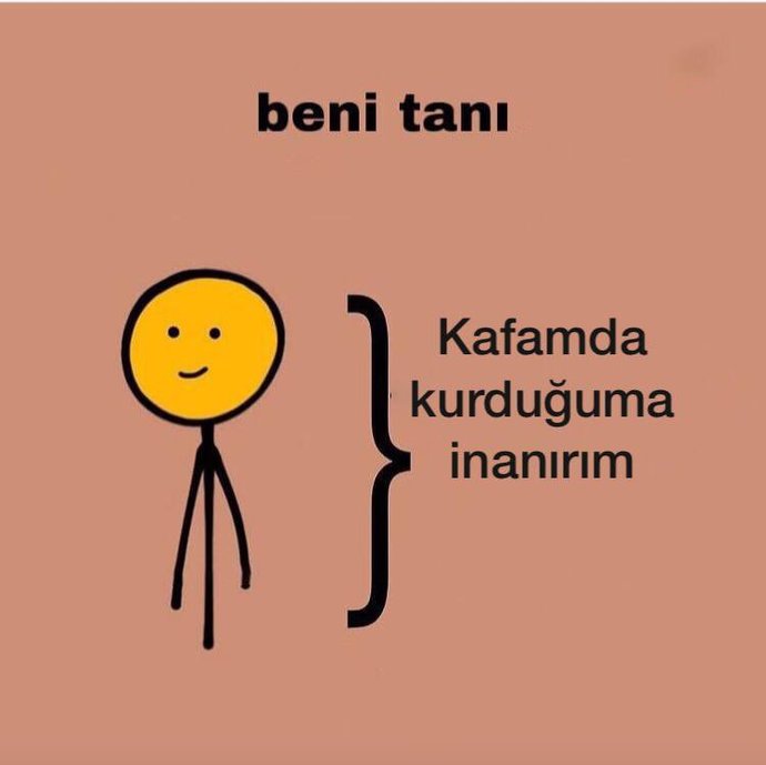 Kafanızda kuruyor musunuz?