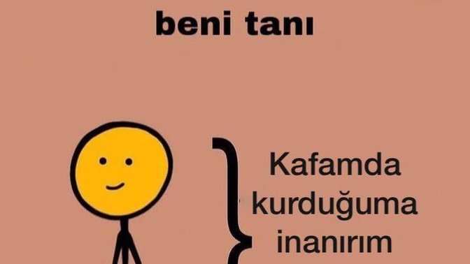 Kafanızda kuruyor musunuz?