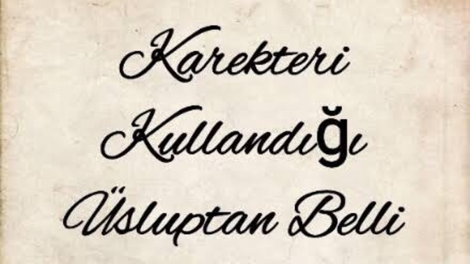 Kişinin karakterini hangi kıstasla ölçersiniz?