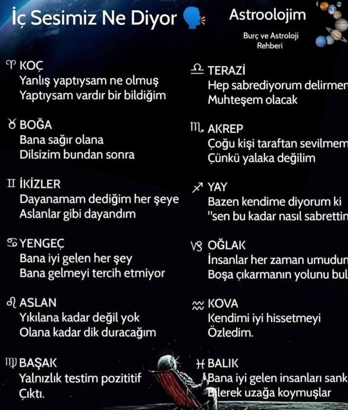 Bu aralar iç sesiniz size ne diyor?