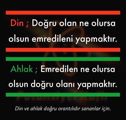 Din olmadan ahlâk olmaz mı?