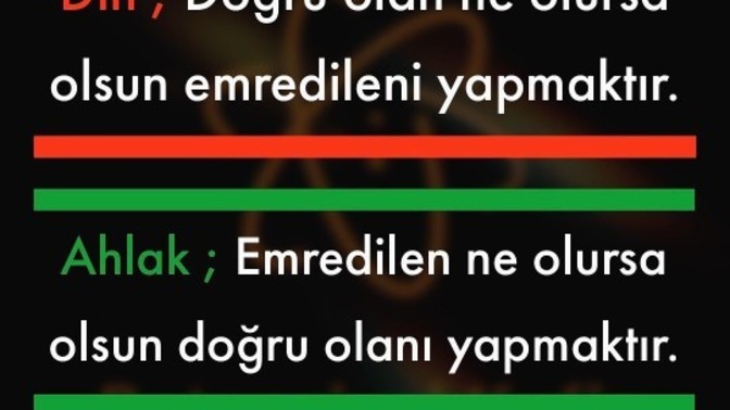 Din olmadan ahlâk olmaz mı?