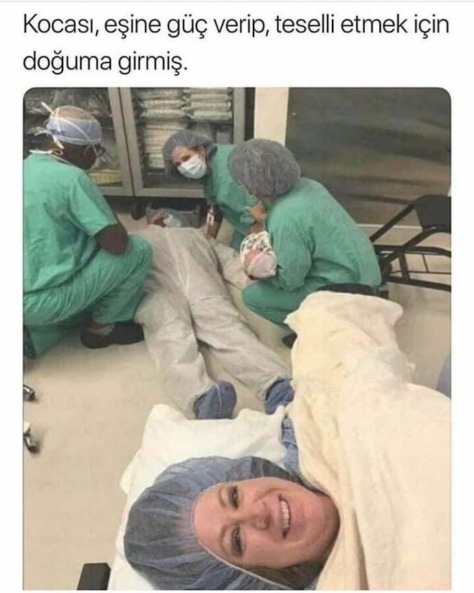 Doğuma girmek istemeyen kocayı buna zorlamak saçma mı?