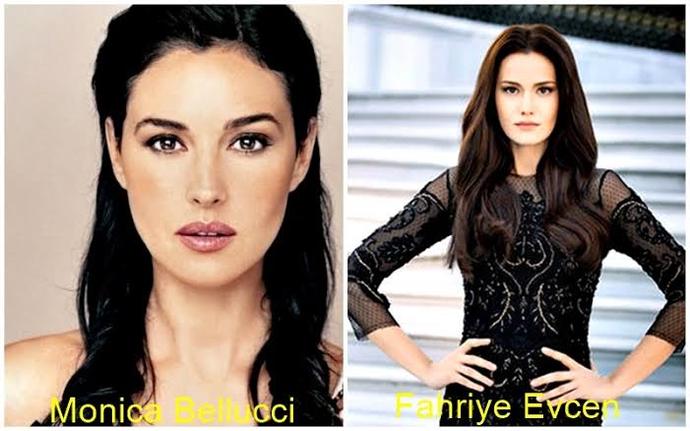 Fahriye Evcen ve Pelin Akil birbirine çok benzetildi! Sizce de benziyorlar mı?