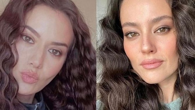 Fahriye Evcen ve Pelin Akil birbirine çok benzetildi! Sizce de benziyorlar mı?