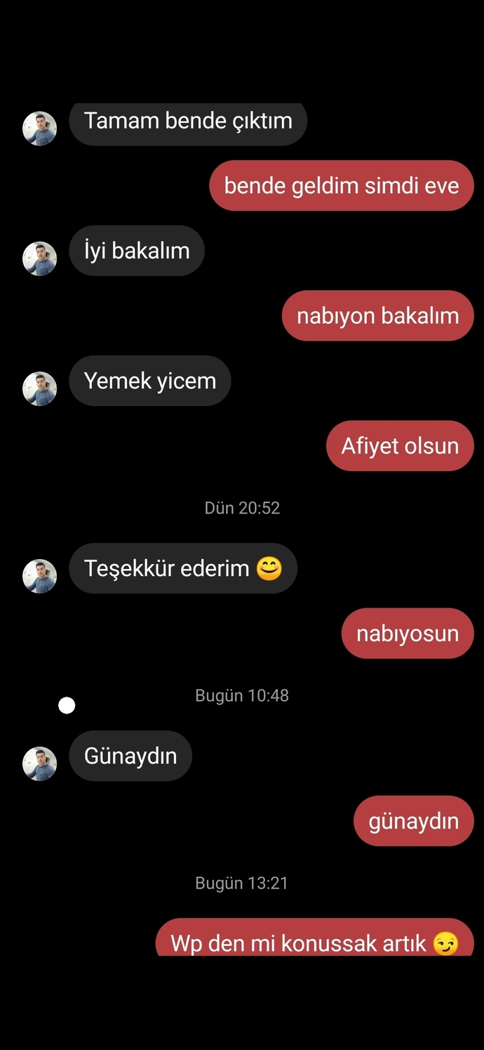 İlk buluşma sonrası mesajlar böyle 🥺😒?