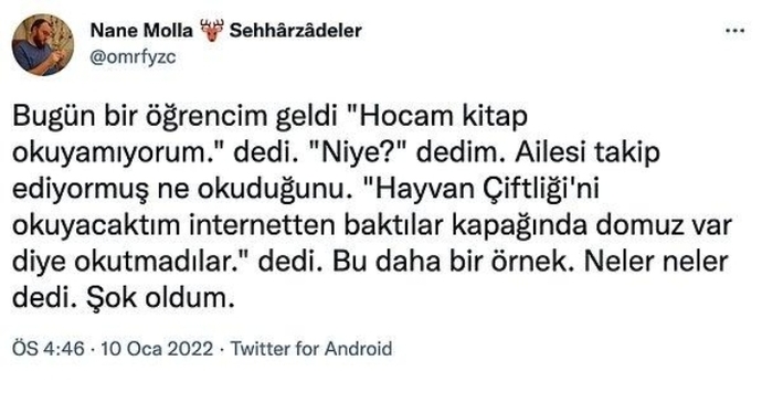 Kapağında Domuz resmi olan kitabı okumak caiz mi?