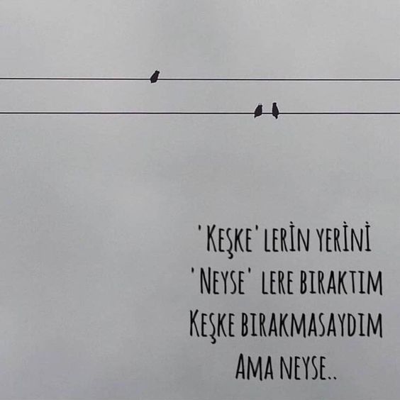 Hayatında keşkeler mi daha fazla neyseler mi?