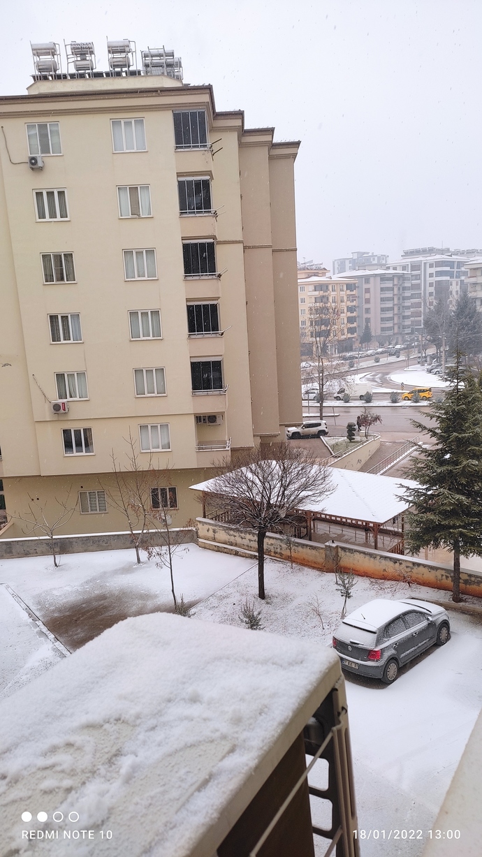 Sonunda beklenen kar geldi!☺️ Sizin orada hava nasıl?