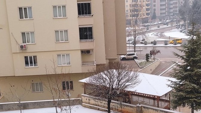 Sonunda beklenen kar geldi!☺️ Sizin orada hava nasıl?