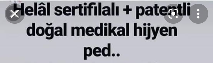 Helal sertifikalı ped çıksa alır mısınız?