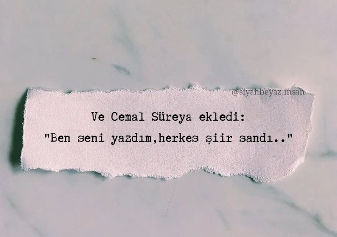 Şiir okumayı/yazmayı sever misiniz? Adınıza yazılmış bir şiir var mı?