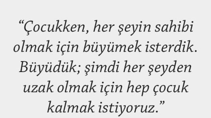 Her şeyin sahibi olmak isteyen bir çocuk büyüdüğünde her şeye sahip olabilir mi?
