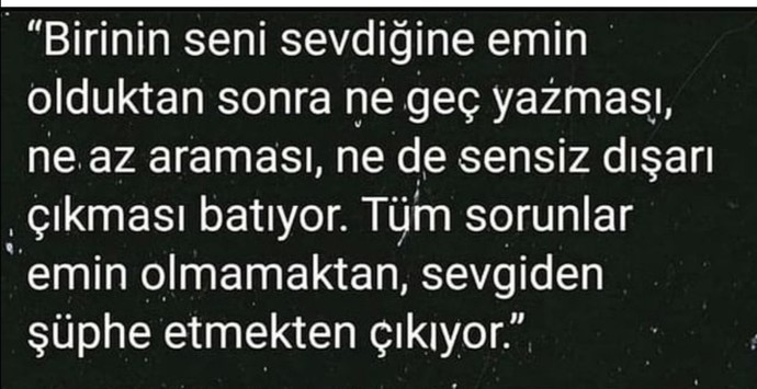 Sevgilinizin sevgisinden şüphe edermisiniz?