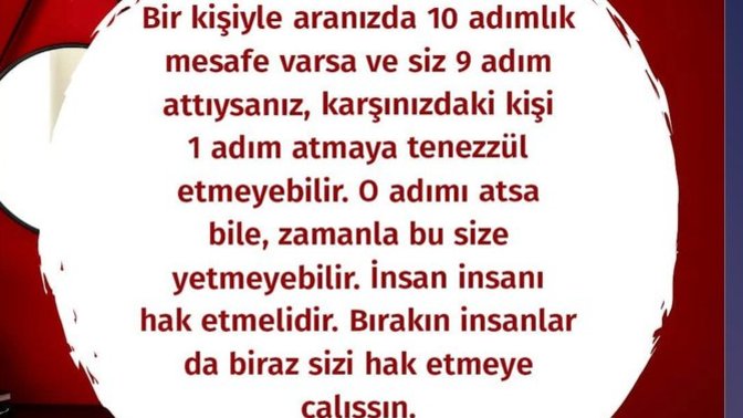 Adım atmaktan yoruldunuz mu hiç?
