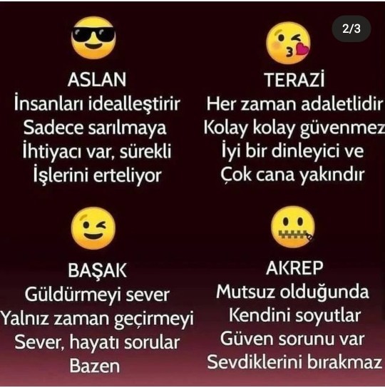 Senin burcunun emojisi nedir ve ne demişler senin burcuna?