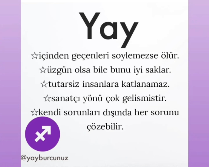 Sizce yay burcu nasıl bir karakterdedir?