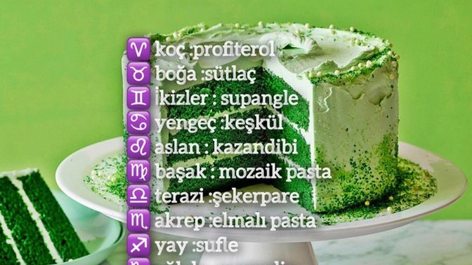 Burcuna göre sen hangi tatlısınn 🌸?