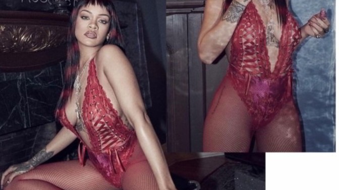 Rihanna Sevgililer Günü için iç giyim tasarladı, sizce olmuş mu?