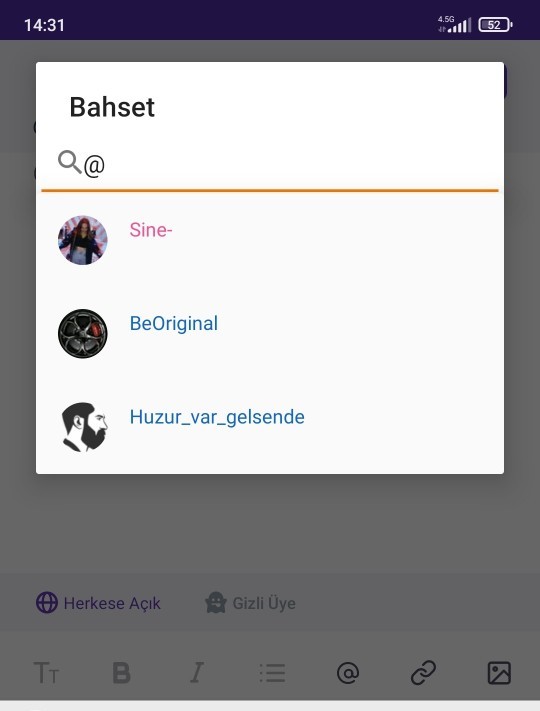 @'ya bastığında ilk çıkan kişiyle kar tatiline gidiyorsun tamam mıı❄?