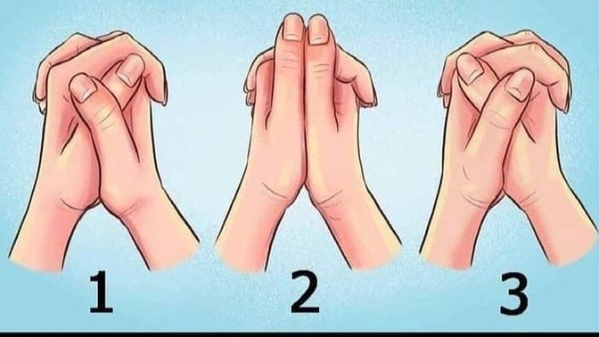 Ellerinizi ve parmaklarınız birleştirme şekliniz nasıl?