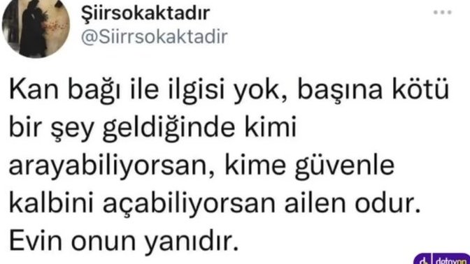 Senin ailen kimdir?
