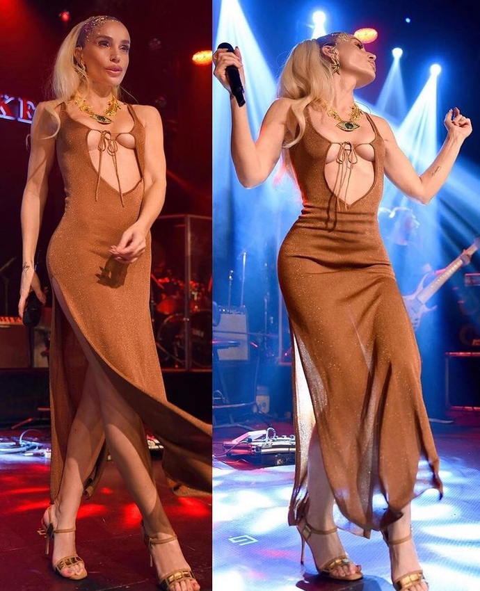 Gülşen’den yeni sahne pozları geldi! Sahne kıyafetini nasıl buldunuz?