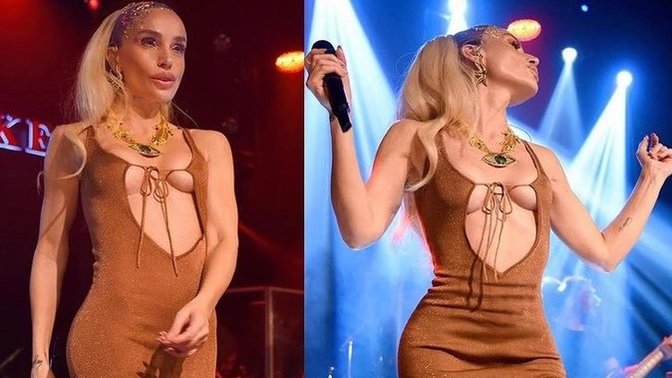 Gülşen’den yeni sahne pozları geldi! Sahne kıyafetini nasıl buldunuz?
