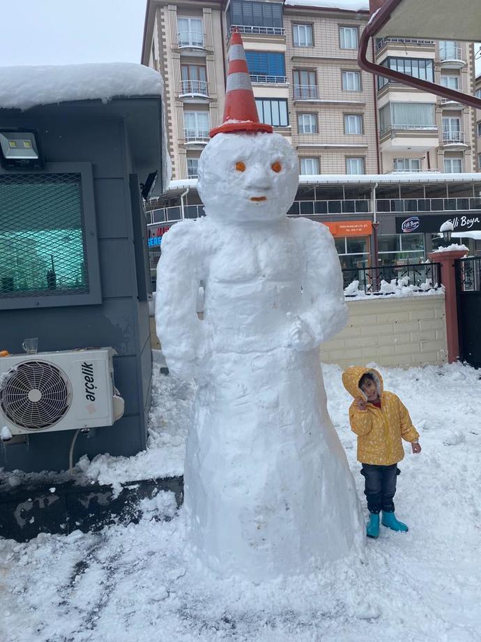 Hiç kardan adam yaptınız mı 😊?