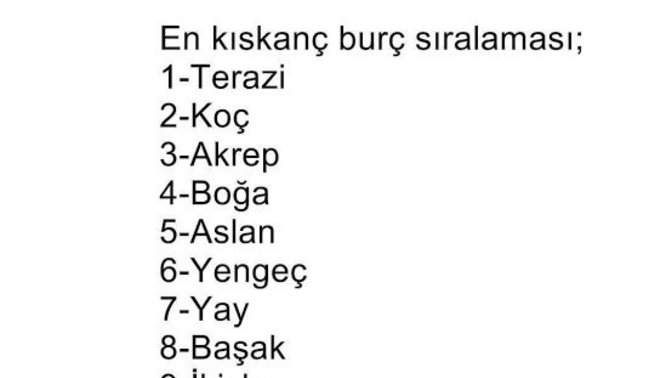 En kıskanç burç sıralaması! Sen kaçıncı sıradasın?