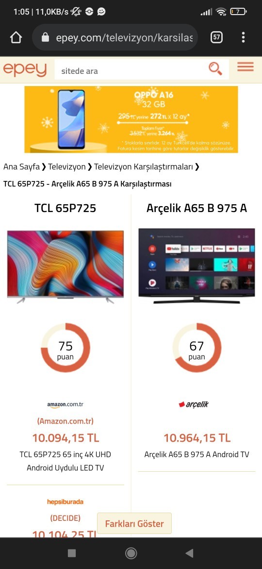 Hangi TV daha iyi?