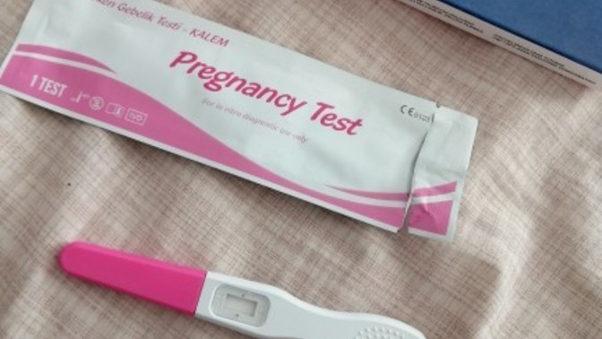 Gebelik testindeki tuz gibi şey ne?