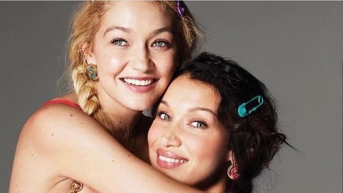 Gigi ve Bella Hadid kardeşlerden yeni pozlar geldi! Hangi kardeşi daha çok beğeniyorsunuz🔥?