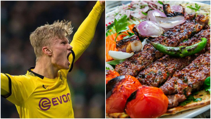 Erling Haaland, en sevdiği yemeğin kebap olduğunu söyledi. Senin en sevdiğin yemek nedir?