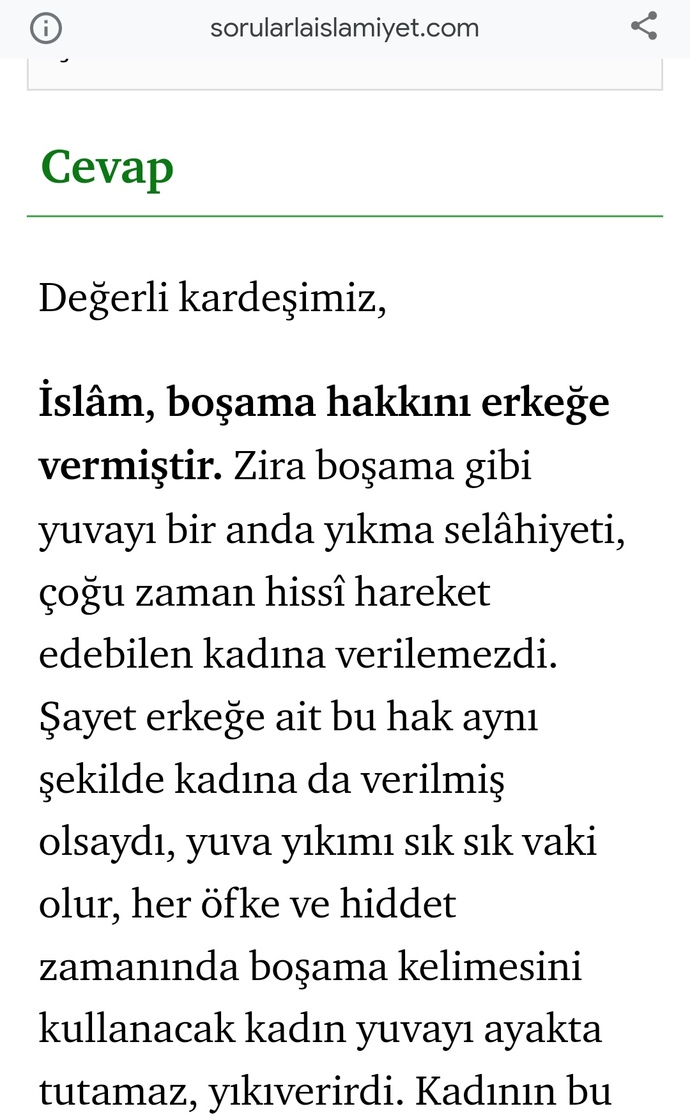 Kocama boş ol dedim, ne yapmalıyım?