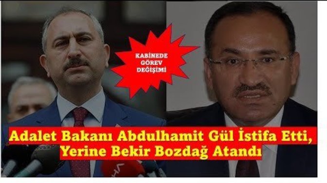 Adalet Bakanı Abdulhamit Gül İstifa Etti, yerine Bekir Bozdağ atandı. Sizce karar doğru mu?