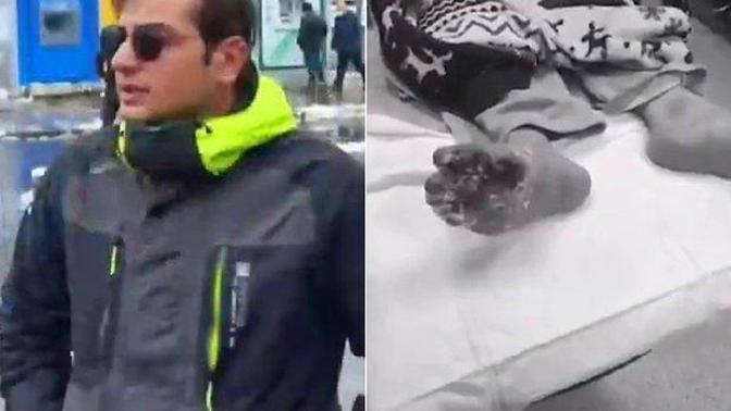 Karda yalın ayak kalırsanız ne yapardınız?