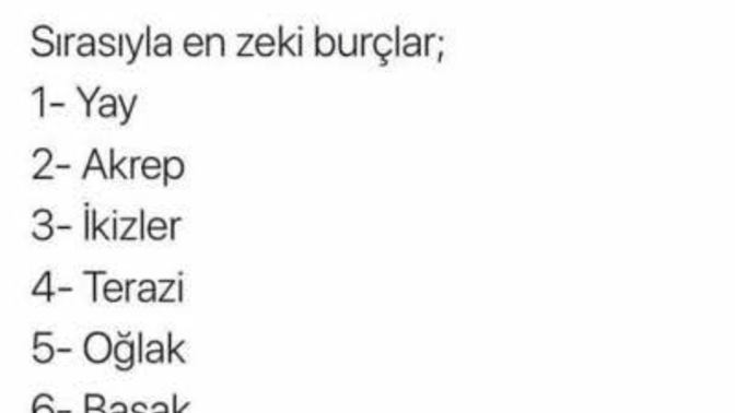 En zeki burçların sıralaması! Sen kaçıncı sıradasın?