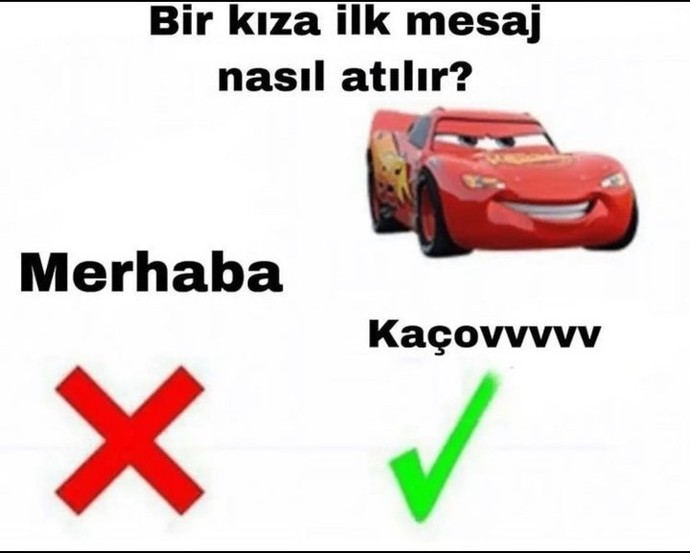 İlk mesajı atarken nasıl giriş yapılır?
